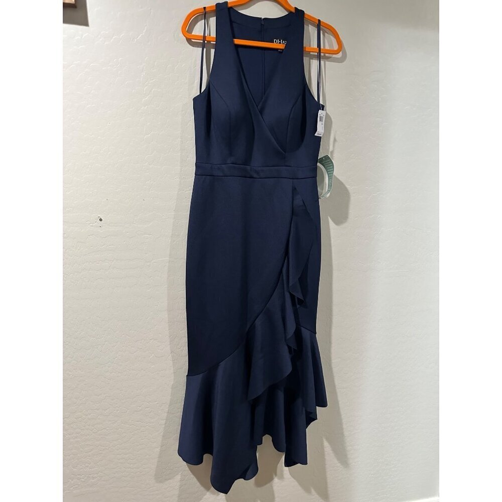 DJ Jaz Women's Sleeveless High-Low Evening Gown size 12 - Picture 5 of 8